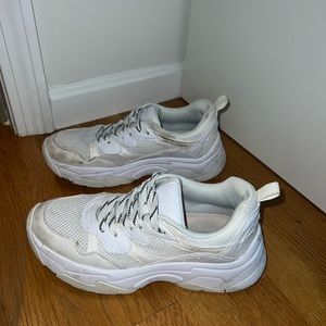 White sneakers